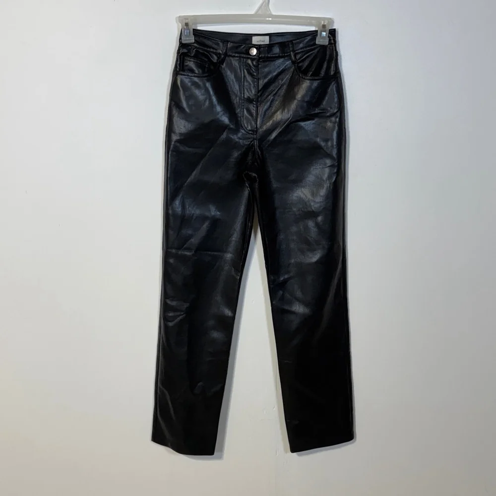 Wilfred The Melina™ High-waisted Vegan Leather Pants Women’s Size 6 Black